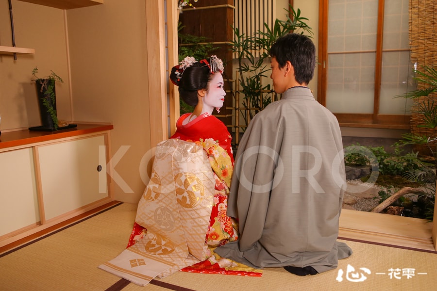 カップルで舞妓体験