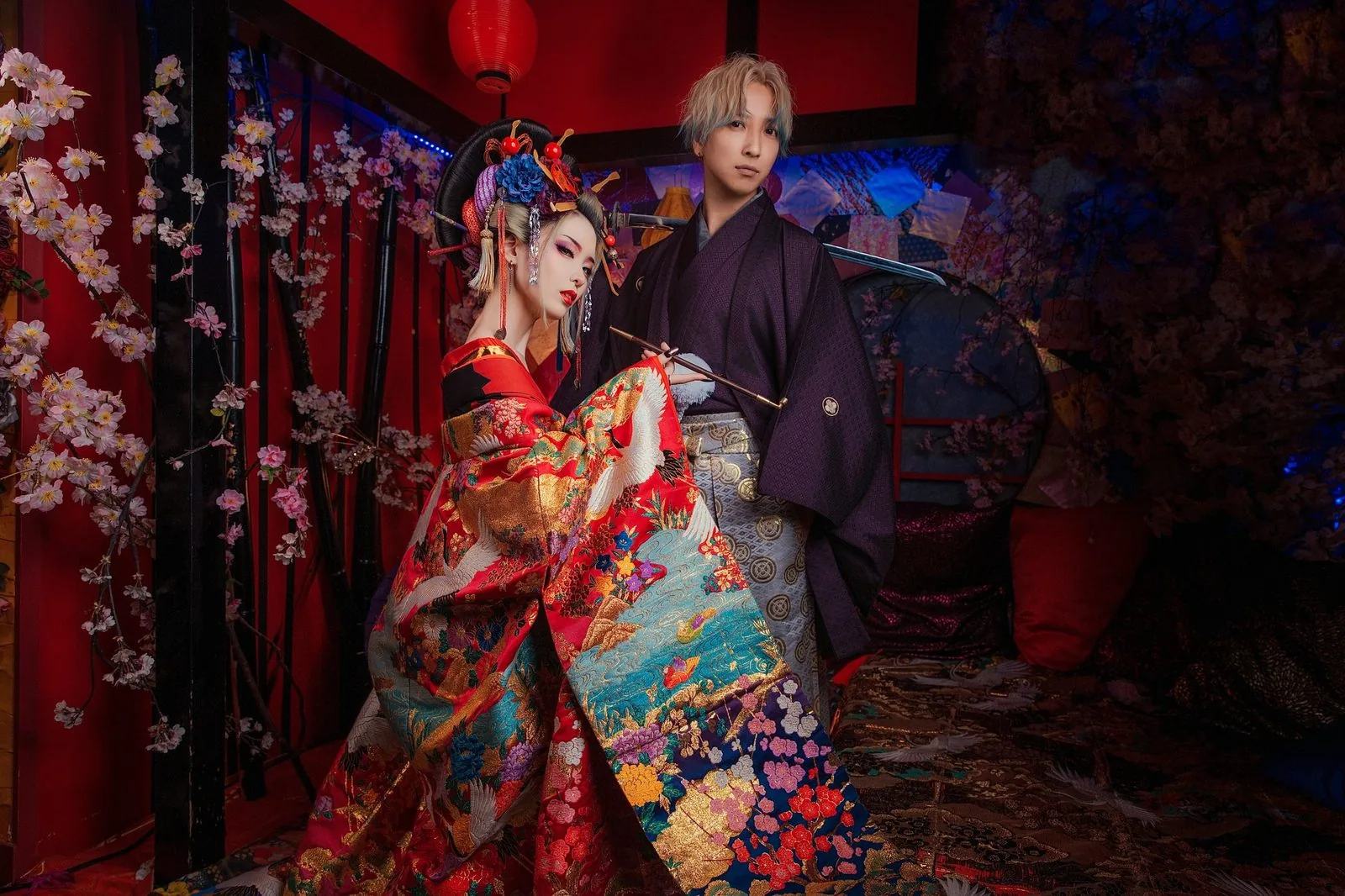 Couple oiran photo experience
