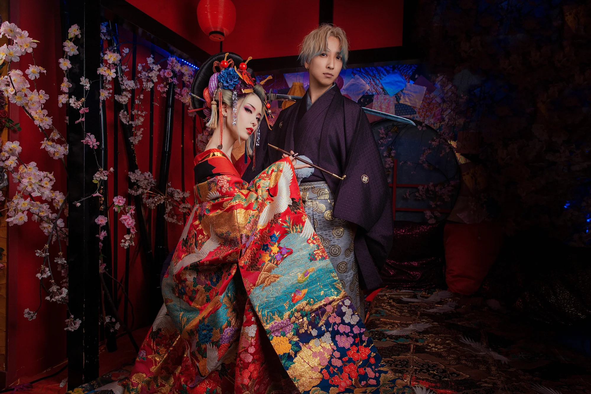 Couple oiran photo experience