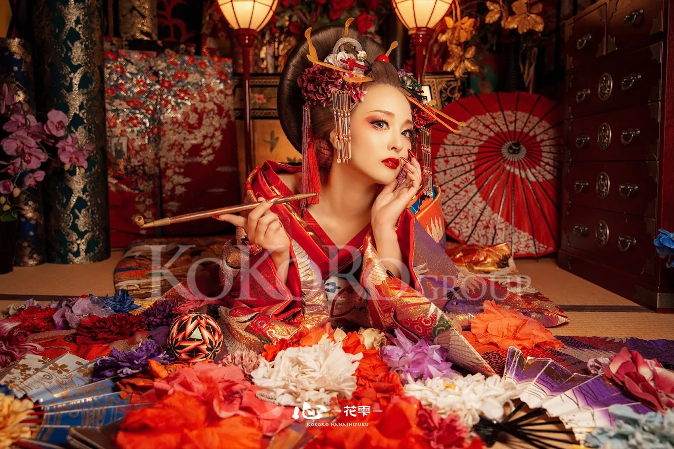 Oiran photoshoot Authentic