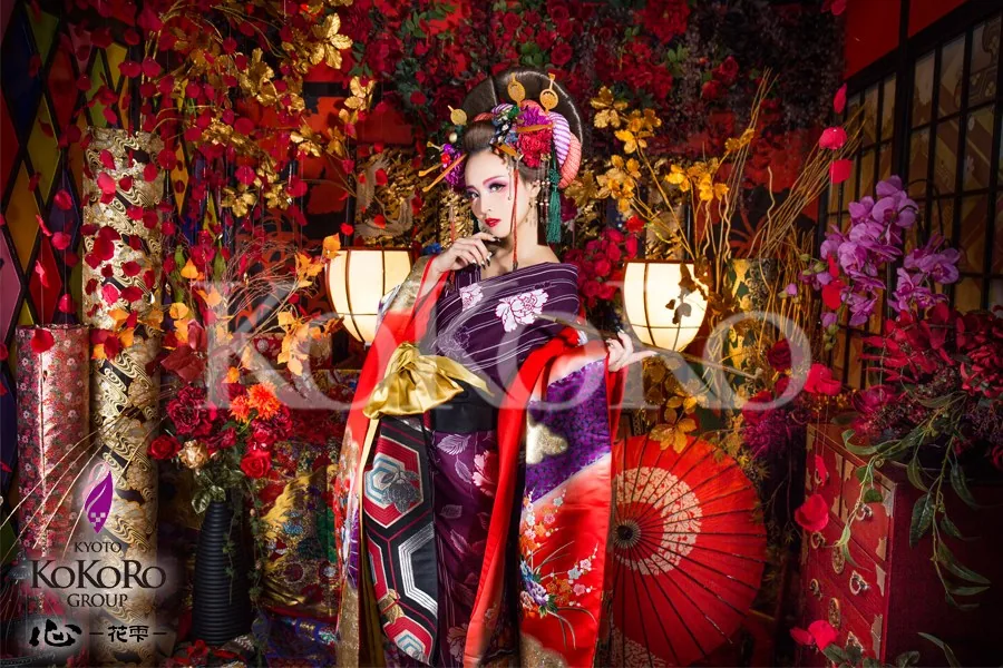 花魁体験の撮影例