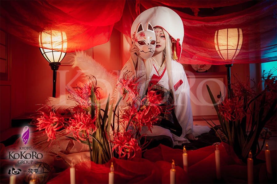 百鬼夜行 狐火白