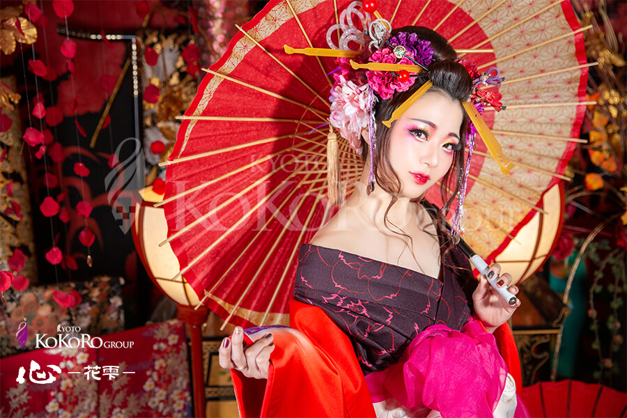 変身写真 花魁