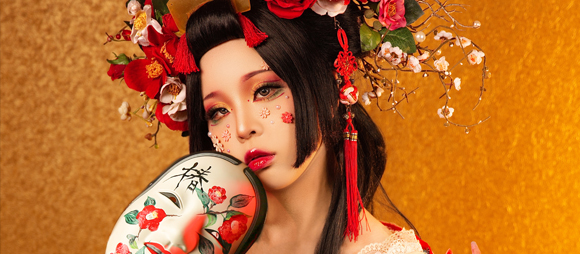 金箔背景オプション