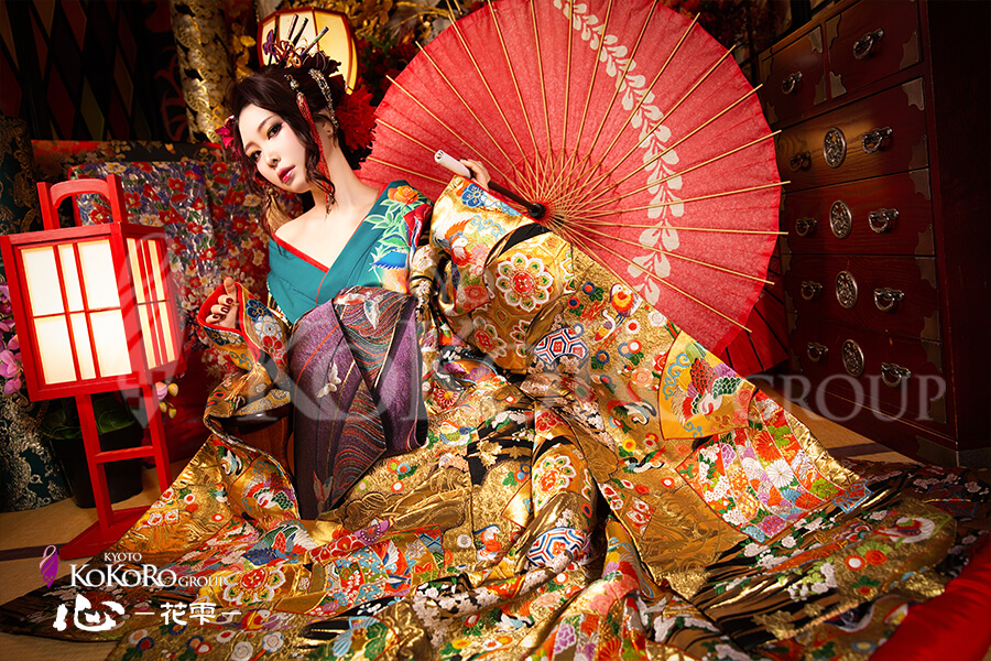 花魁 打掛