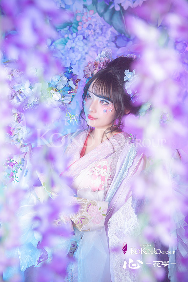紫陽花 変身体験
