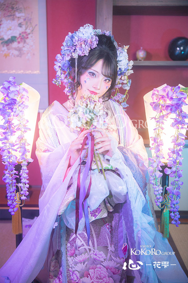 紫陽花 変身体験