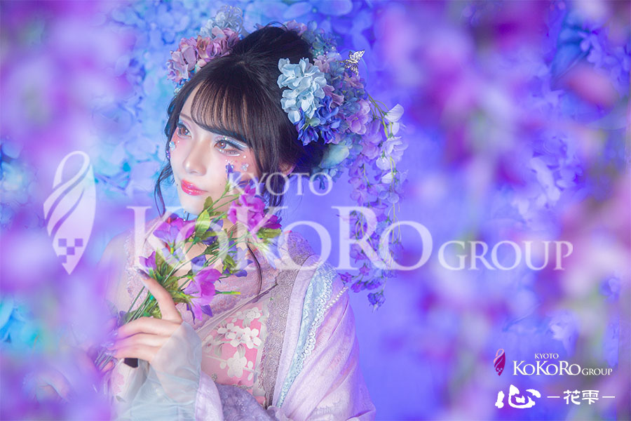 紫陽花 変身体験