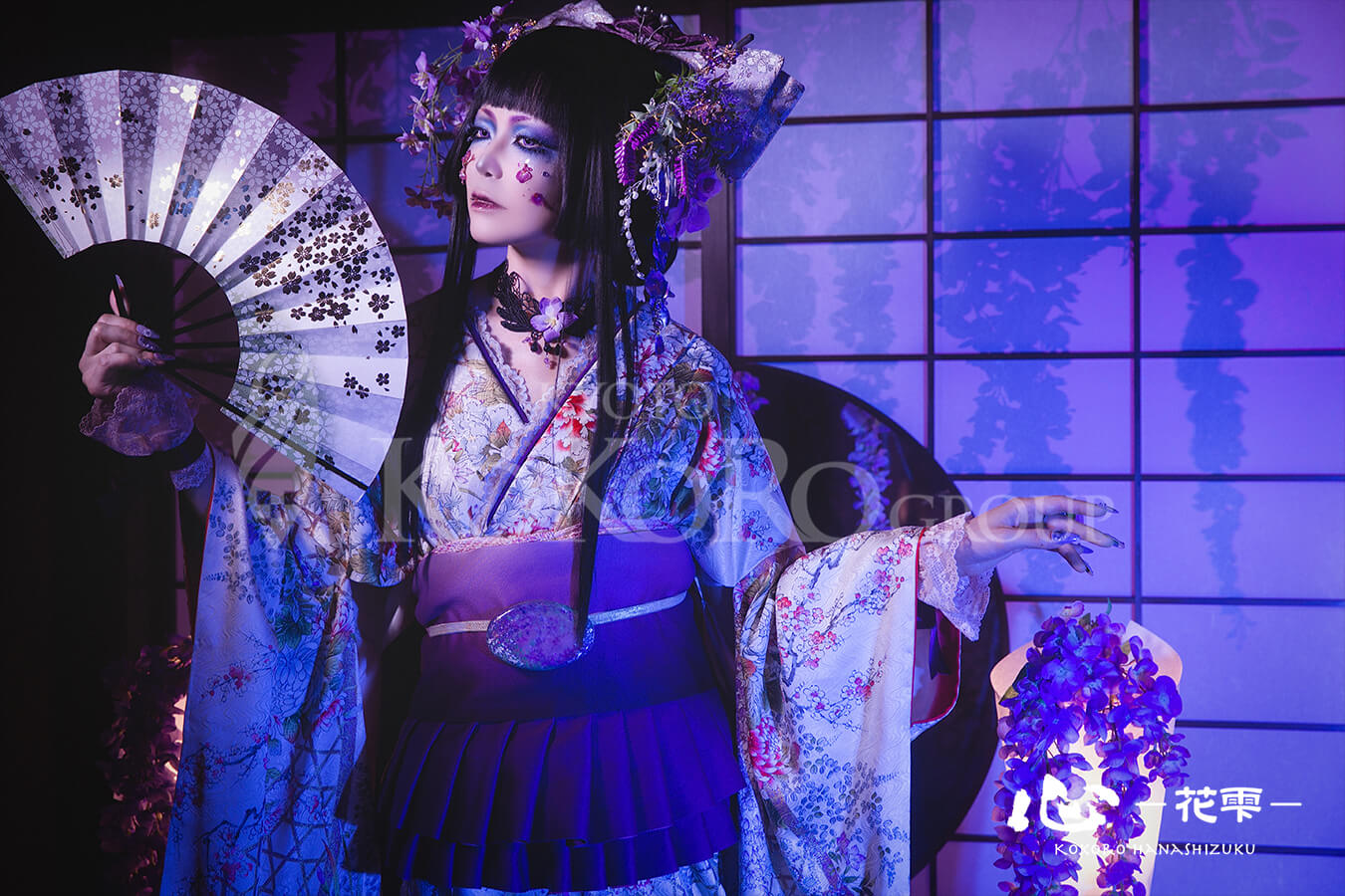 ミステリアスな雰囲気を演出した藤の花プランの撮影
