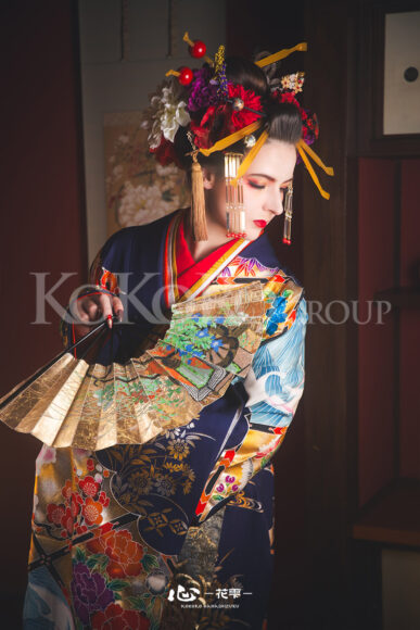 古典花魁 扇子